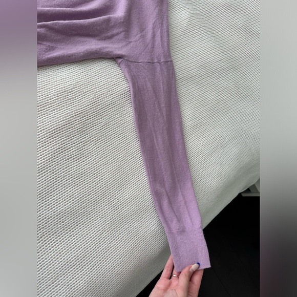 Madewell Lilac Mock Neck Sweater Size M - Picture 7 of 9